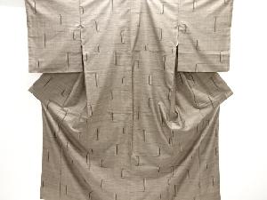 抽象模様織り出し本場泥大島紬着物(9マルキ)